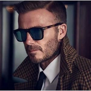 Classic Beckham Sunglasses Men Luxury Brand Designer Vintage Retro Square Women